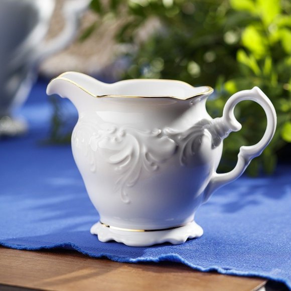 CHODZIEŻ FRYDERYKA ZŁOTA LINIA B236 Serwis kawowy 39 el / 12 osób / porcelana