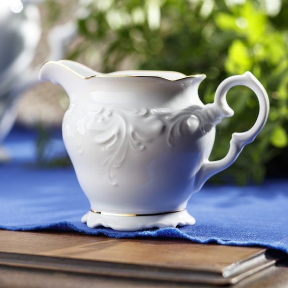 CHODZIEŻ FRYDERYKA ZŁOTA LINIA B236 Serwis kawowy 39 el / 12 osób / porcelana