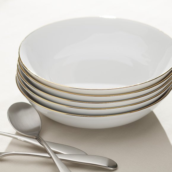 CHODZIEŻ CITY ZŁOTY B326 Serwis obiadowy 36 el / 12 osób / porcelana