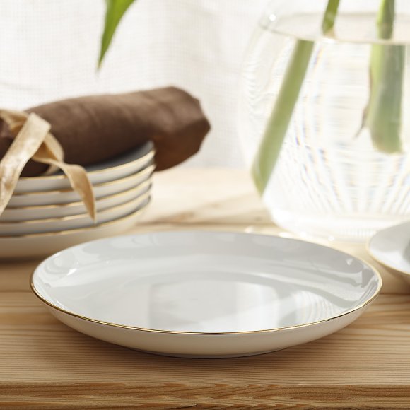 CHODZIEŻ CITY ZŁOTY B326 Serwis obiadowy 36 el / 12 osób / porcelana