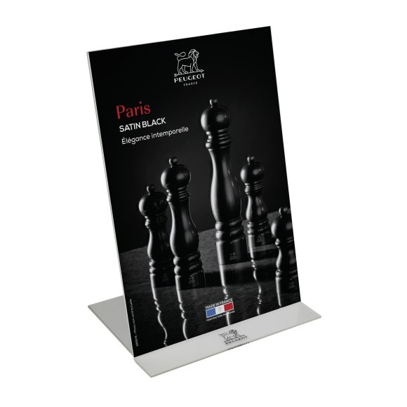 PEUGEOT PARIS Młynek do pieprzu 18 cm / satynowa czerń / drewno bukowe