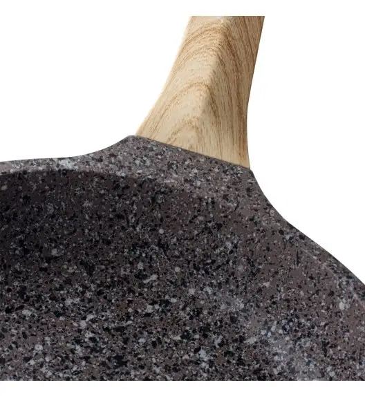 STARKE PRO BROWN FLINT Patelnia tradycyjna 20 cm / granitowa / indukcja