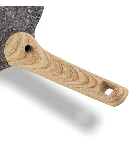 STARKE PRO BROWN FLINT Patelnia tradycyjna 20 cm / granitowa / indukcja