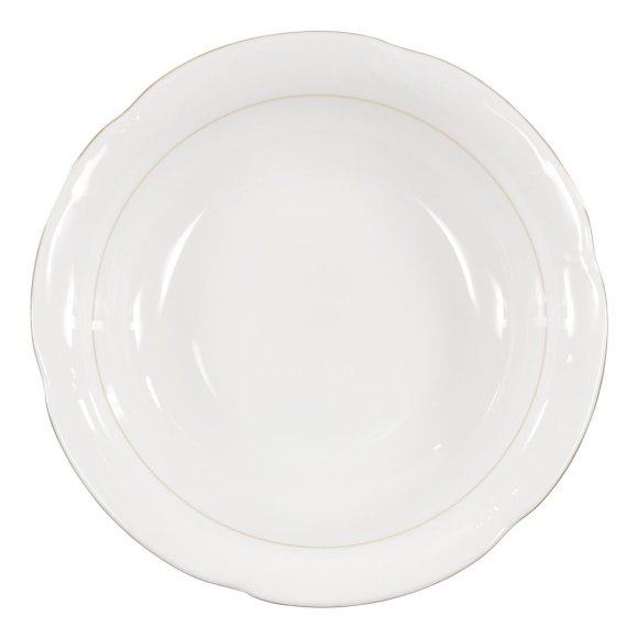 CHODZIEŻ KAMELIA B014 ZŁOTA LINIA Zestaw obiadowy 44 el / 12 osób / porcelana