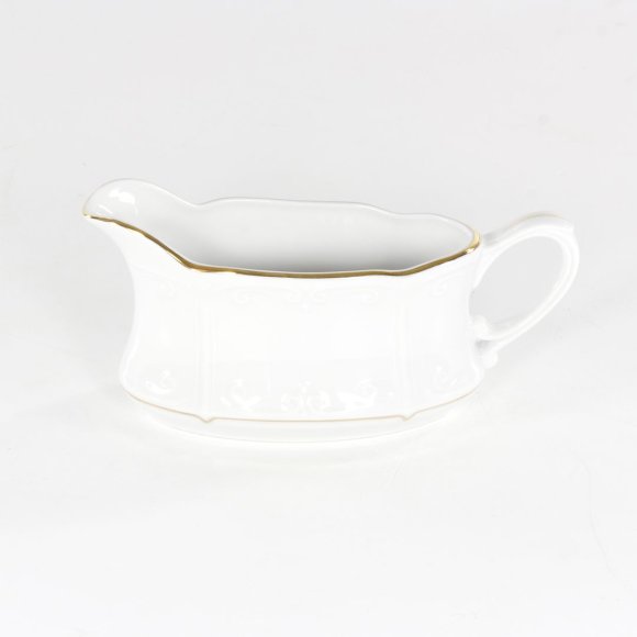 CHODZIEŻ KAMELIA B014 ZŁOTA LINIA Zestaw obiadowy 44 el / 12 osób / porcelana