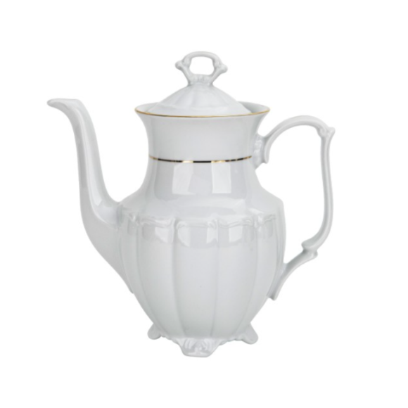 CHODZIEŻ MARIA TERESA B014 ZŁOTA LINIA Zestaw kawowy 39 el / 12 osób / porcelana