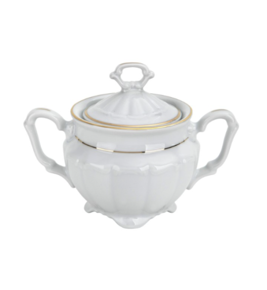 CHODZIEŻ MARIA TERESA B014 ZŁOTA LINIA Zestaw kawowy 39 el / 12 osób / porcelana