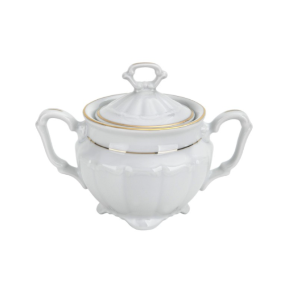CHODZIEŻ MARIA TERESA B014 ZŁOTA LINIA Zestaw kawowy 39 el / 12 osób / porcelana