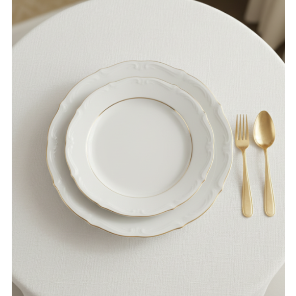 CHODZIEŻ MARIA TERESA B014 ZŁOTA LINIA Zestaw kawowy 39 el / 12 osób / porcelana