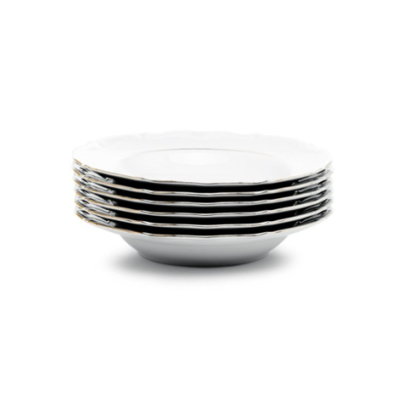 CHODZIEŻ MARIA TERESA B014 ZŁOTA LINIA Zestaw obiadowy 44 el / 12 osób / porcelana