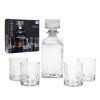 KOOPMAN EXCELLENT HOUSEWARE Zestaw do whisky Karafka + 4 szklanki / 5 el / szkło 