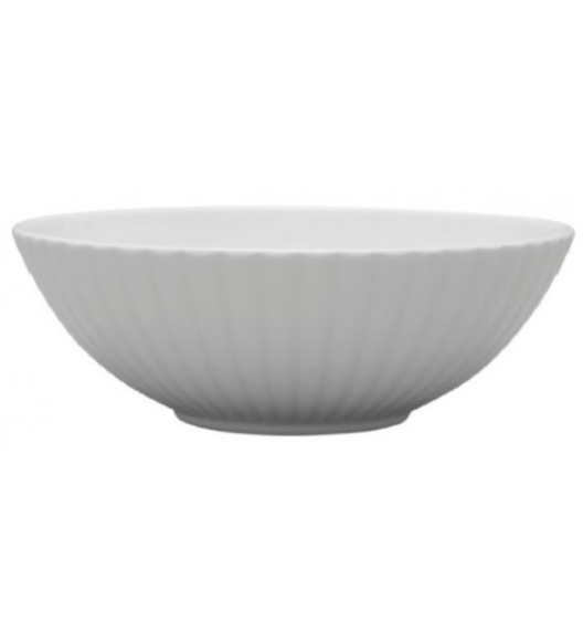 LUBIANA DAISY Salaterka 26 cm | biała porcelana | luz