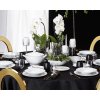 ĆMIELÓW OKTAWA 3610 ZŁOTA Zestaw obiadowy 25 el / 6 osób / porcelana
