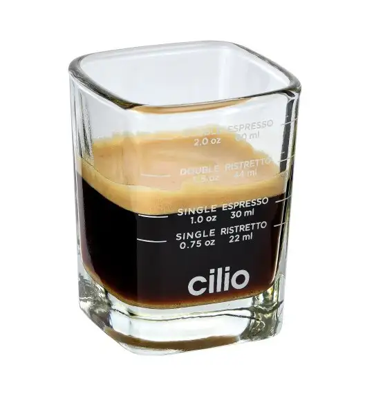 CILIO COFFEE CULTURE miarka do kawy 60 ml / szkło / FreeForm