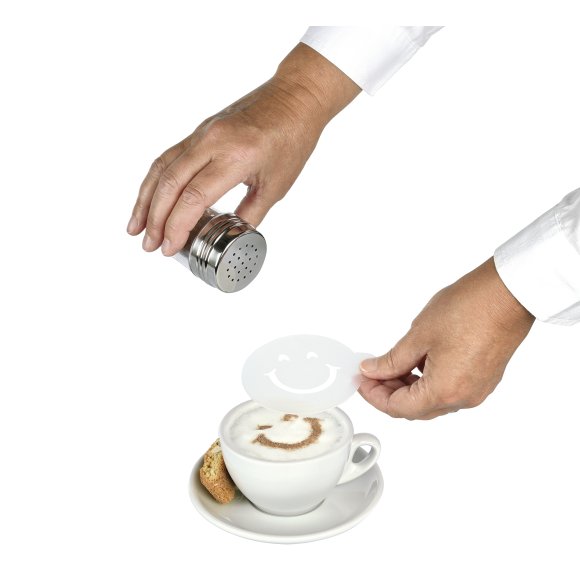 CILIO COFFEE CULTURE Szablony do dekoracji kawy - 6 wzorów / FreeForm