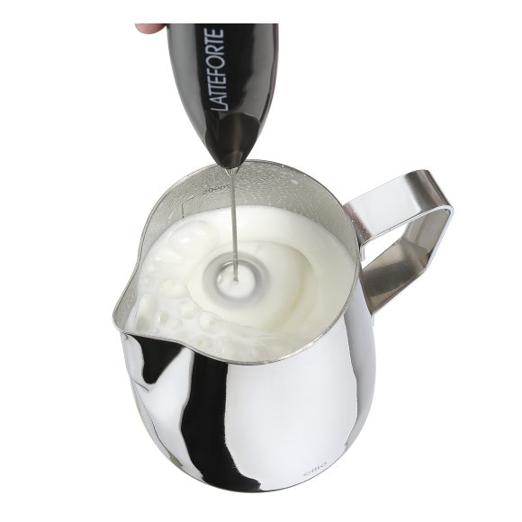CILIO LATTEFORTE Spieniacz do mleka na stojaku 23 cm / metaliczny błyszczący / FreeForm