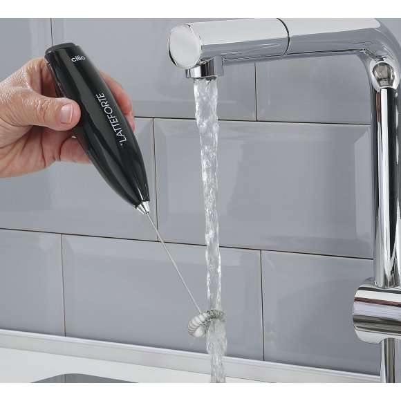 CILIO LATTEFORTE Spieniacz do mleka na stojaku 23 cm / metaliczny błyszczący / FreeForm