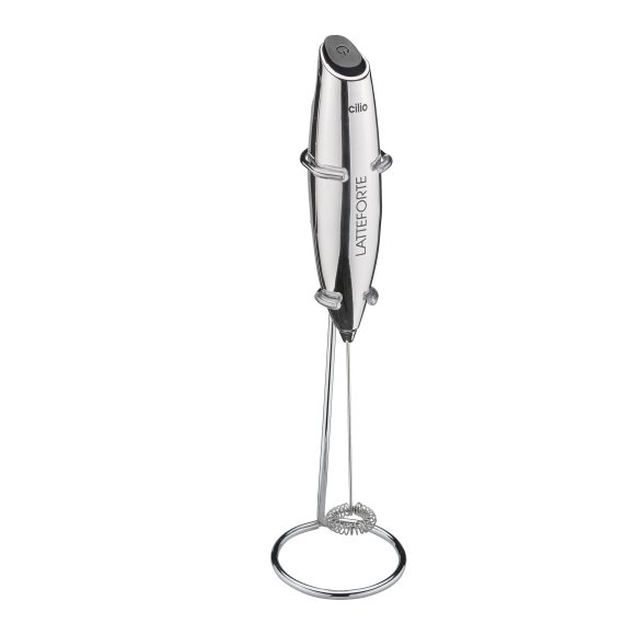 CILIO LATTEFORTE Spieniacz do mleka na stojaku 23 cm / metaliczny błyszczący / FreeForm