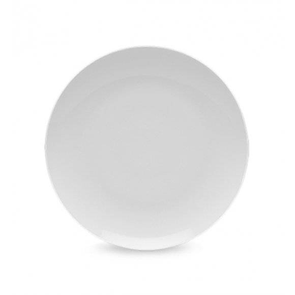 LUBIANA BOSS Talerz obiadowy 24 cm | biała porcelana