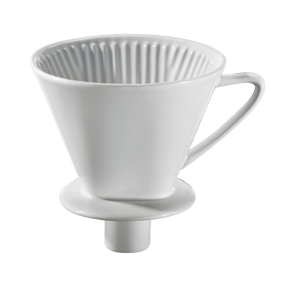 CILIO Porcelanowy filtr do kawy, rozmiar 4, ⌀ 13,5×14 cm / FreeForm