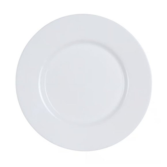 WYPRZEDAŻ! LUMINARC PLUMI Serwis obiadowy 9 el dla 3 osób / biały / szkło