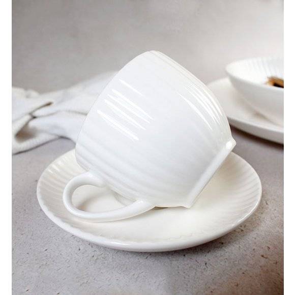 WYPRZEDAŻ! LUBIANA DAISY IVORY Ecru Zestaw 5 elementów  / porcelana