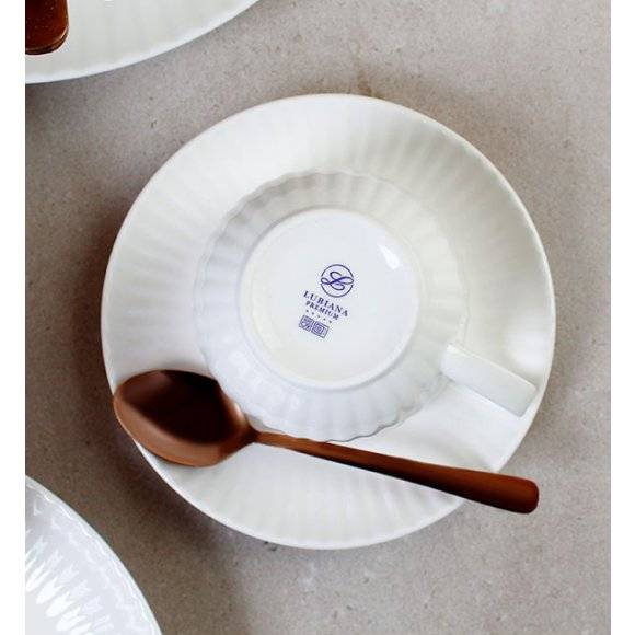 WYPRZEDAŻ! LUBIANA DAISY IVORY Ecru Zestaw 5 elementów  / porcelana
