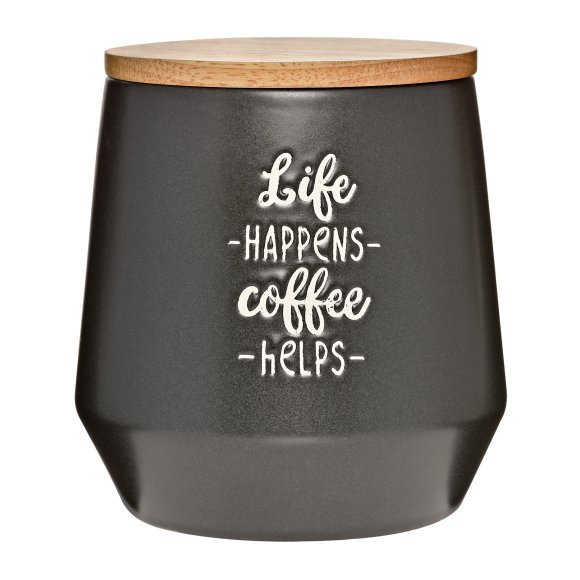 CILIO COFFEE CULTURE Pojemnik kuchenny 0,5 l z pokrywką ⌀ 9 cm / czarny / FreeForm