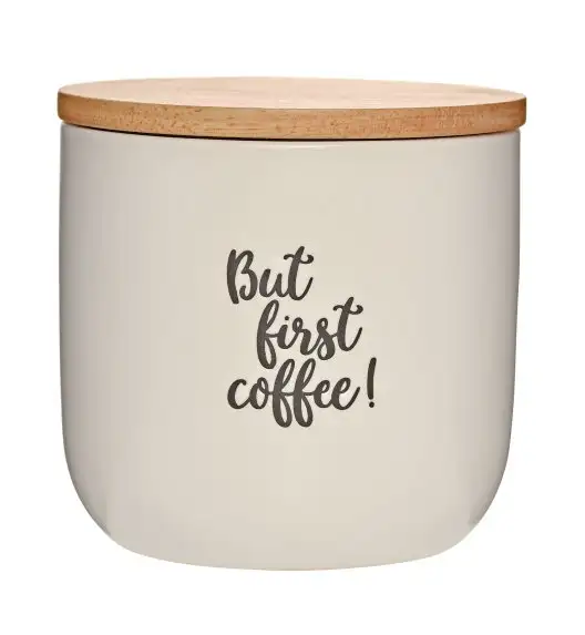 CILIO COFFEE CULTURE Pojemnik kuchenny 0,6 l z pokrywką ⌀ 11,5 cm / kremowy / FreeForm