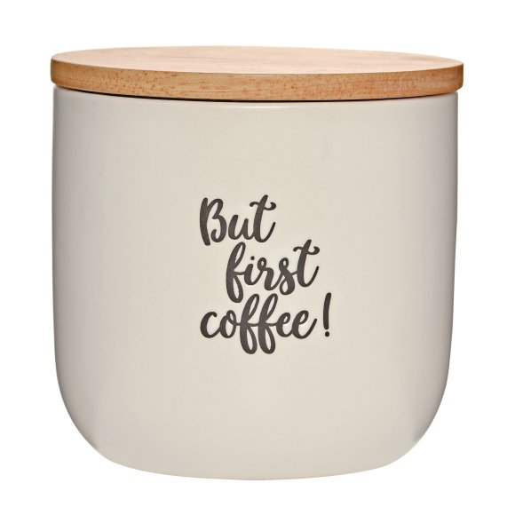 CILIO COFFEE CULTURE Pojemnik kuchenny 0,6 l z pokrywką ⌀ 11,5 cm / kremowy / FreeForm