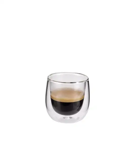 CILIO VERONA Szklanki do espresso 80 ml, 2 szt./ podwójne ścianki / FreeForm