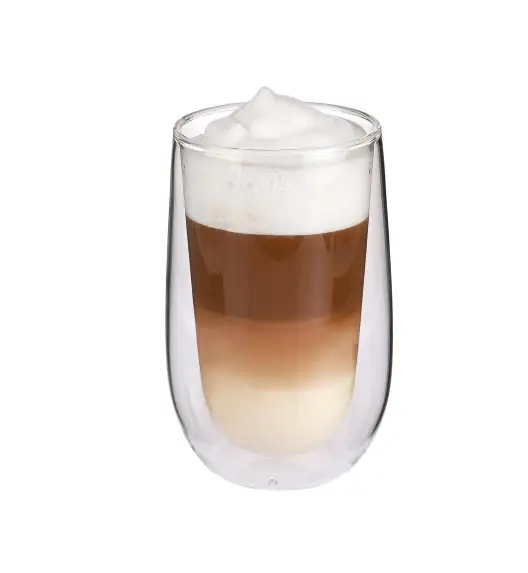 CILIO VERONA Szklanki do latte macchiato 350 ml, 2 szt./ podwójne ścianki / FreeForm