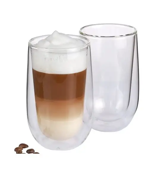 CILIO VERONA Szklanki do latte macchiato 350 ml, 2 szt./ podwójne ścianki / FreeForm