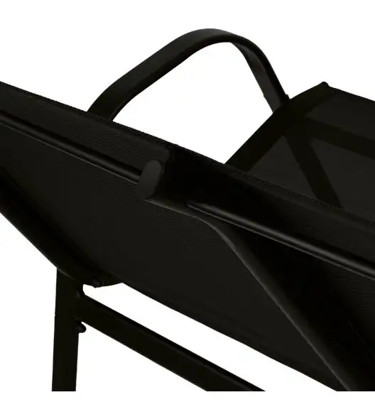 TADAR PANAMA Zestaw mebli ogrodowych / ławka + 2 krzesła + prostokątny stolik ze szklanym blatem