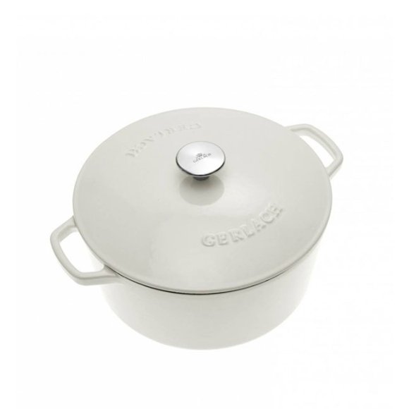 GERLACH NATUR IRON Komplet 2 garnków z pokrywkami 3L + 5L | żeliwo | indukcja