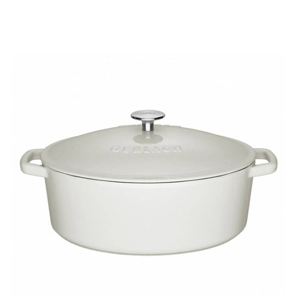 GERLACH NATUR IRON Komplet Garnek 3l z pokrywką 21 cm + brytfanna 5,5l 31 cm | żeliwo | indukcja