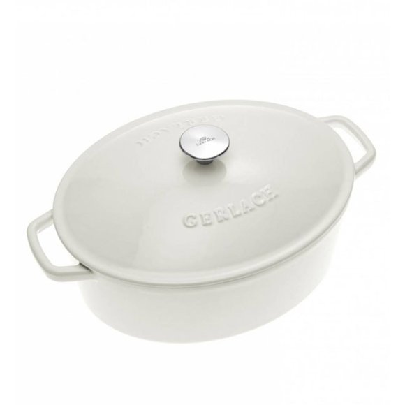 GERLACH NATUR IRON Komplet Garnek 3l z pokrywką 21 cm + brytfanna 5,5l 31 cm | żeliwo | indukcja