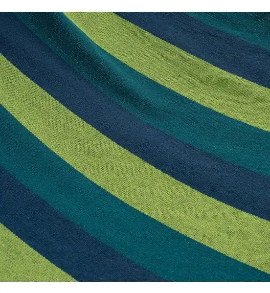 TADAR PASKI Hamak ogrodowy 200 x 150 cm + 2 liny 300 cm + pokrwiec / niebieski / dla 2 osób