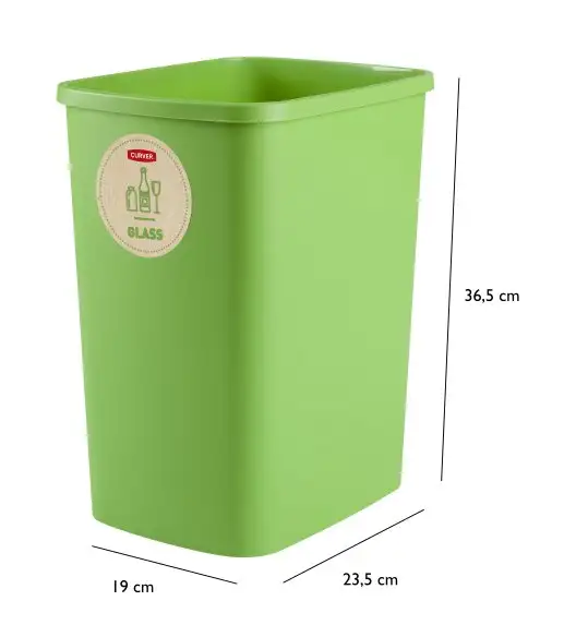WYPRZEDAŻ! CURVER ECO FRIENDLY Zestaw koszy do segregacji śmieci / 3 x 25L