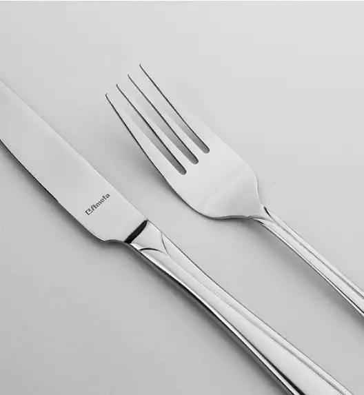 WYPRZEDAŻ! AMEFA ASTORIA Sztućce UE 24 el w pudełku kwadratowym / 6 os / połysk / stal nierdzewna