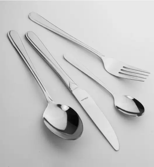 WYPRZEDAŻ! AMEFA ASTORIA Sztućce UE 24 el w pudełku kwadratowym / 6 os / połysk / stal nierdzewna