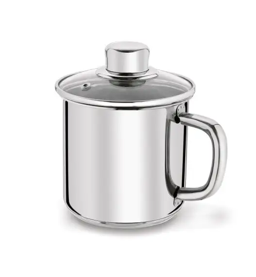 TADAR BAHAMA Garnek do mleka z pokrywką 1,2 l / stalowy / indukcja