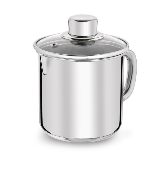 TADAR BAHAMA Garnek do mleka z pokrywką 1,2 l / stalowy / indukcja