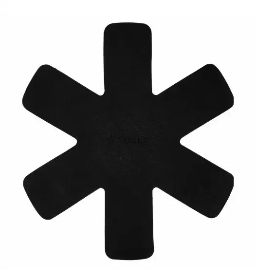 STARKE PRO Komplet 3 przekładek / osłonek filcowych do patelni i naczyń / 33, 35, 38 cm / czarne