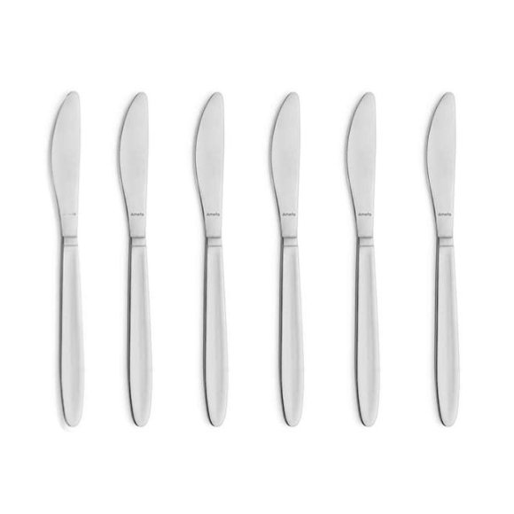 AMEFA Sztućce UE / SCANDINAVE 6x Nóż obiadowy / stal 13/0 luz