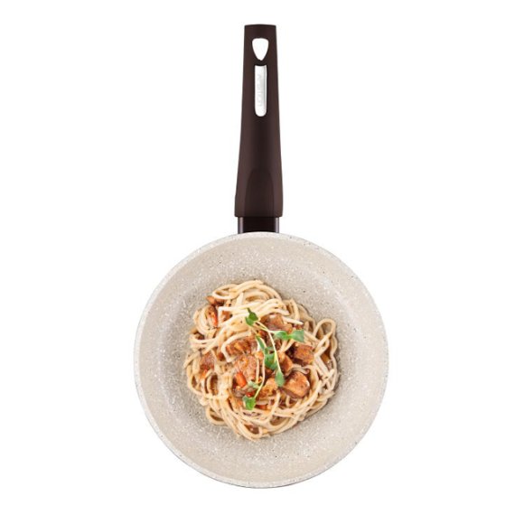 AMBITION MASTER STONE Patelnia aluminiowa 20 cm / powłoka Ilag Granitec / indukcja