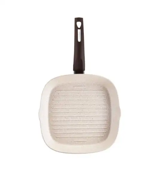 AMBITION MASTER STONE Patelnia grillowa 28 x 28 cm / aluminium / powłoka Ilag Granitec / indukcja