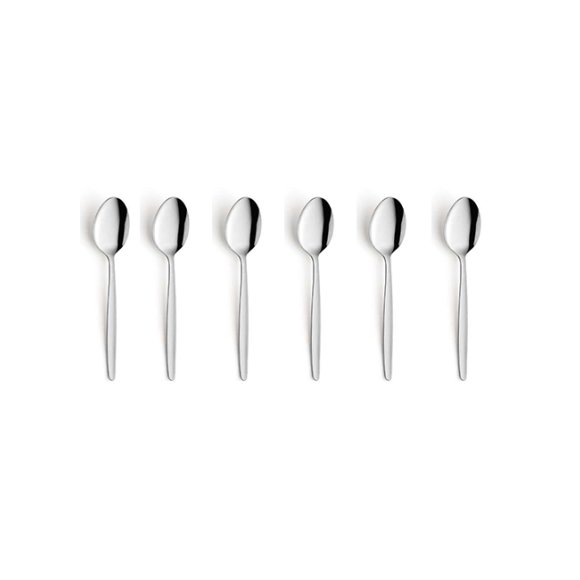 AMEFA Sztućce UE / SCANDINAVE 6x Łyżeczka do kawy | stal 18/0 sztućce dla gastronomii 