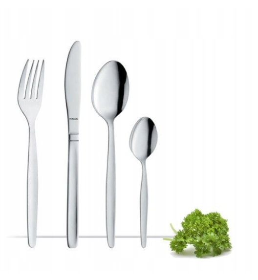 AMEFA Sztućce UE / SCANDINAVE Komplet sztućce 60 el dla 12 os luzem | stal 18/0 sztućce dla gastronomii