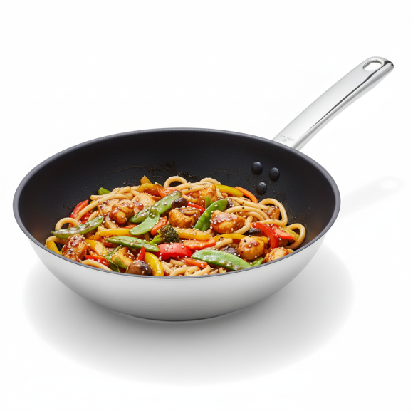 GERLACH SOLID LITE WOK 28 cm / indukcja / powłoka ceramiczna ILAG Xera Dur 2 